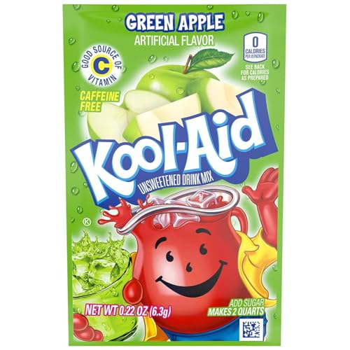 Doofie Deals Kool-Aid Drink Mix - 8 Packets (Green Apple)