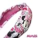 LUV HER Licensed Disney Minnie Knotted Headband - Thick Headbands For Girls - One Size Fit All - Hair Accessories For Her Ages 3+