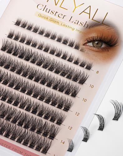 Lashes Clusters Individual Eyelashes Extensions Wispy DIY Eyelash 112Pcs Natural Cat Eye DIY At Home Fluffy Lash Extension 8MM-14MM-Glam05