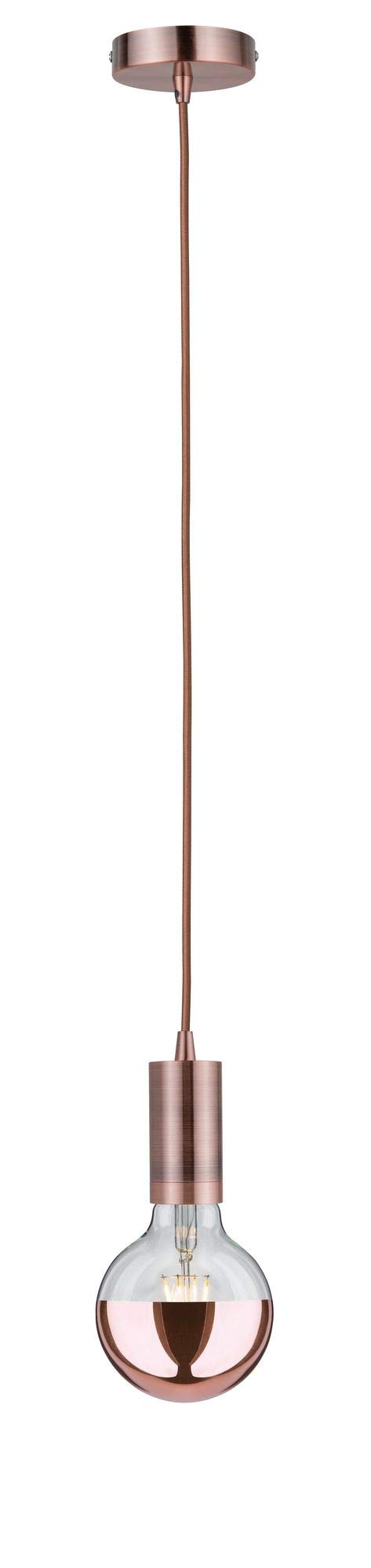 Paulmann 50387 luminaire en suspension Neordic Haldis max. 20 watts suspension Cuivre éclairage de plafond métal, luminaire suspendu Métal E27