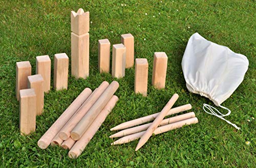 Preisvergleich Produktbild Wikinger Schach Wurfspiel - Holz Garten Spielzeug Geschicklichkeitsspiel Outdoor Spiel