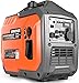 WENOVUS Generador Electrico Gasolina 1900W Generador Inverter Silencioso Motor de 4 Tiempos Portátil con USB y Tomas de 230V y Tanque 4.5L Pantalla LED para Camping Autocaravan Apagón.