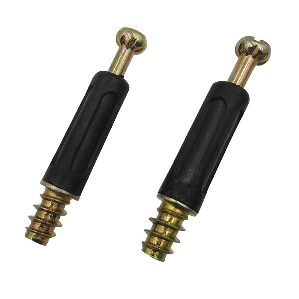 Wolfride 50 Sets Cam Lock Nuts and Cam Screws Furniture Connecting Cam