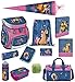 Produktbild Familando Spirit Pferde Schulranzen-Set 12tlg. rosa blau Sporttasche, Federmappe, Schultüte 85cm und Regenschutz Scooli Campus FIT