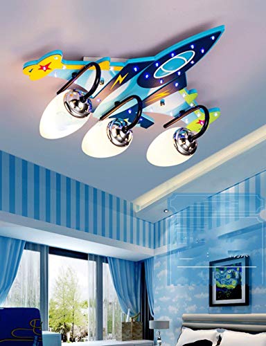 SSPKTY Kinderzimmer Deckenleuchte Junge Kreative Flugzeuglampe Schlafzimmer...
