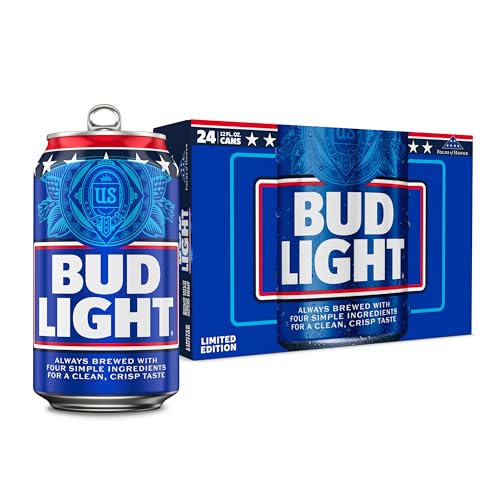 Bud Light Beer, 24 Pack Beer, 12 Fl Fl Oz Cans