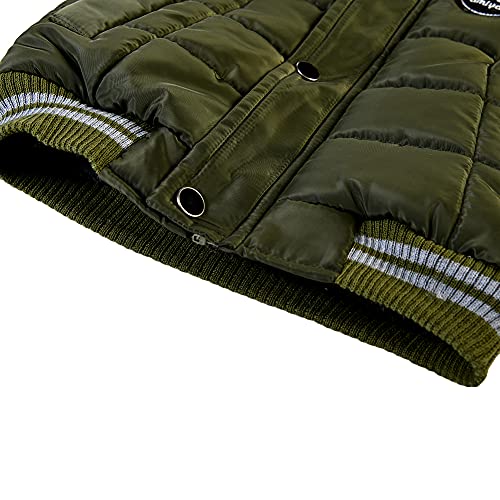 AMIYAN Toddler Boys Down Jacket Fur Collar Hood Thick Warm Winter Snowsuit Coat Parka3