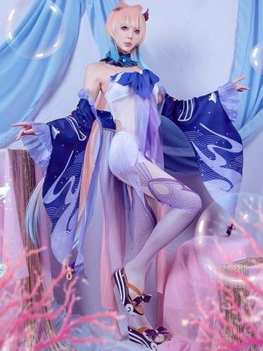 OSIAS Genshin Impact Sangonomiya Kokomi Cosplay Outfit Sangonomiya Kokomi Costume(S) - Image 2