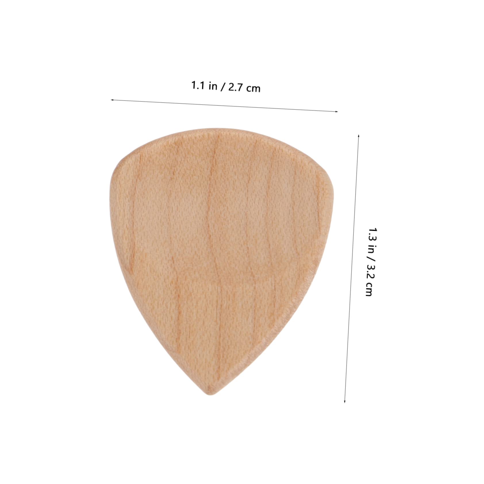 HEMOTON 20stücke Holz Gitarren Plektren Aus Naturholz Ergonomisches Design Für Akustikgitarre Und Bass Langlebig Und Praktisch Einschließlich Brasilianisches Rosenholz Ahorn Und Mehr