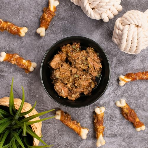 Lecker.Pet® | 6 x 400 g Josie's 100% Muskelfleisch Rind Hunde Nassfutter | Hochwertiges Hundefutter | Natürlich & ohne Zusatzstoffe | Reich an Proteinen & Mineralien | Getreidefrei & ohne Zucker