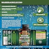 WASSERAUSGLEICH® Aqua Balance Kapseln -WICHTIG: Laborgeprüfte Wasser Balance Kapseln mit Brennessel-, Rosskastanienextrakt, Roter Weinlaub, Mangan +Kupfer 120Stk DE SCHEUNENGUT®