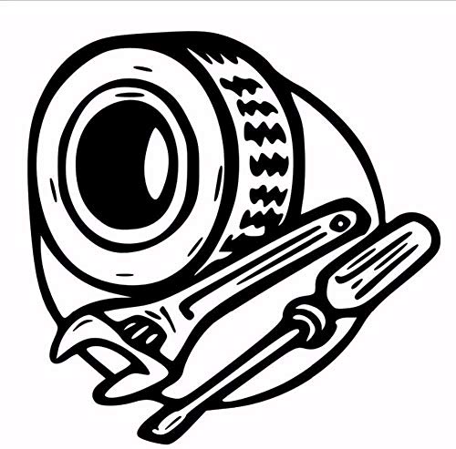 Wandaufkleber Diy Art Wandtattoos Kreative Persönlichkeit Dekoration Mechaniker Auto Service Autoreifen Schraubenschlüssel Und Schraubendreher 57X57 Cm 1 Wandaufkleber Diy Art Wandtattoos Kreative Persönlichkeit Dekoration Mechaniker Auto Service Autoreifen Schraubenschlüssel Und Schraubendreher 57X57 Cm