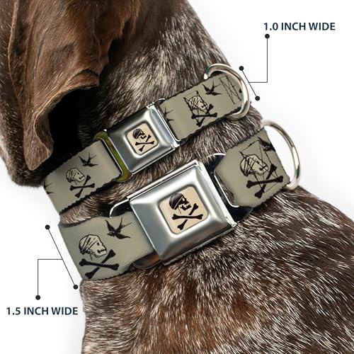 Collier de sécurité pour grand et petit chien balade grise