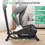 ANCHEER Elliptical Exercise Machine,Elliptical Machine for Home with Ultra-Smooth Magnetic Drive,14 Levels Resistance Elliptical Trainer,Cardio Machines with LCD Monitor Device Holder,15" Stride - Image 5
