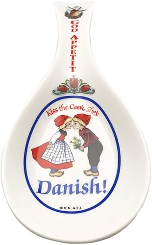 Miniatura 4 de Cuchara decorativa de cerámica de E.H.G  Danés "God Appetit"