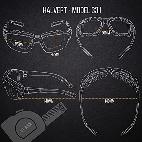 WYND Blocker Polarized Motorcycle Riding Sunglasses Sports Wrap Glasses3