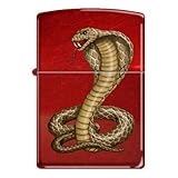 Zippo Cobra Snake Candy Apple Red Lighter, 8951