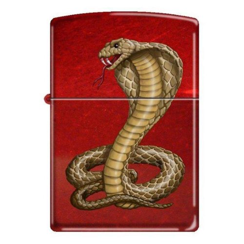 Zippo Cobra Snake Candy Apple Red Lighter, 8951