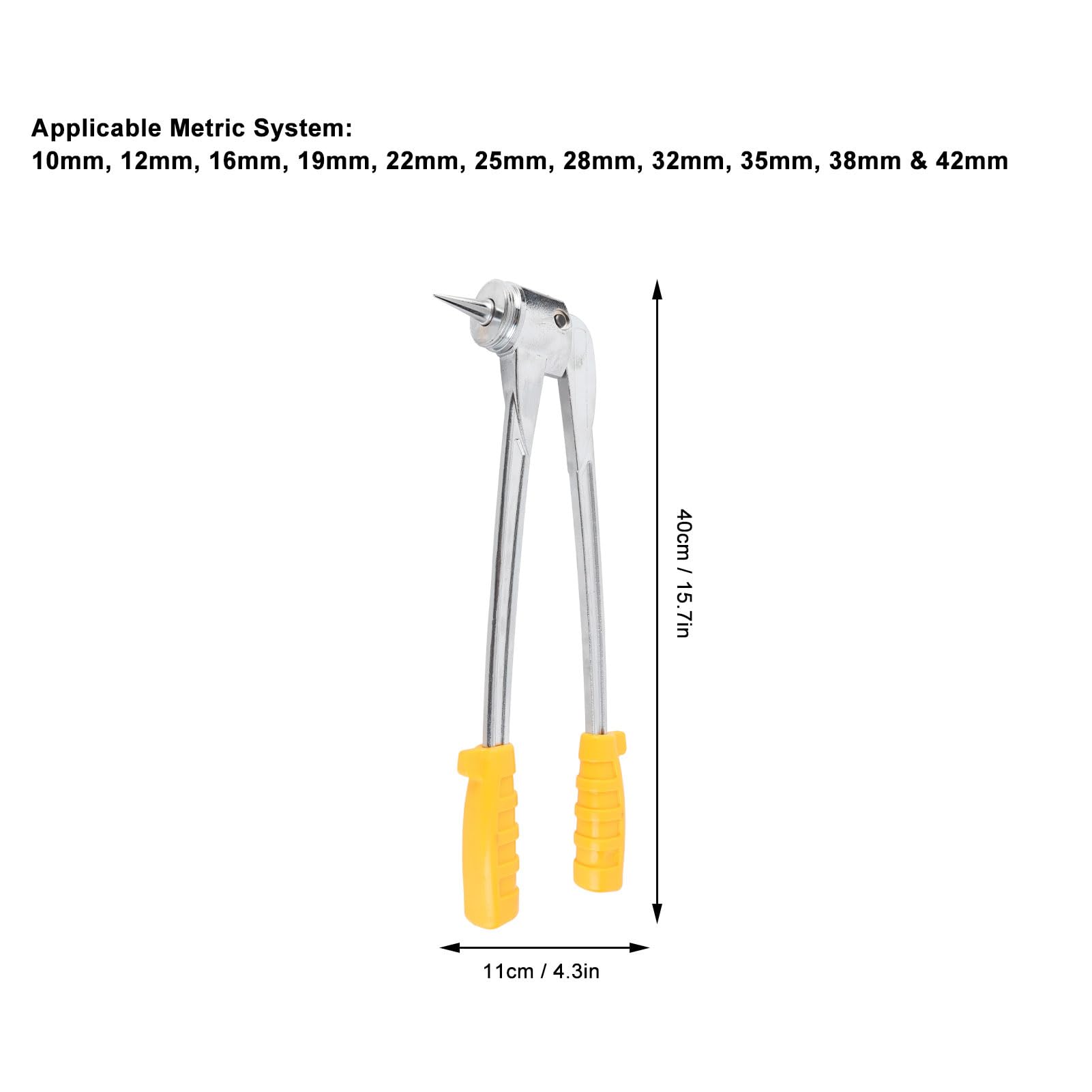 Expansor Manual de Tubería de Cobre con un Diseño Cómodo para la Expansión (Métrica de 16 cm)