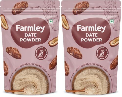 Image of Farmley Omani Fard Dates /Khajur 200g | Healthy Snacks, Rich in Fibre, Naturally Sweet, Naturally Low-Fat Food (Powder of Dates) (Pack of 2)