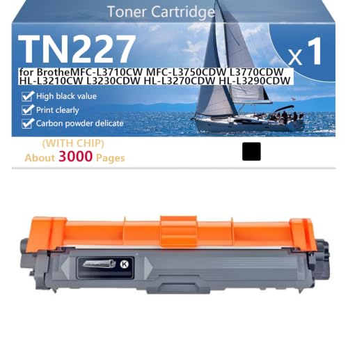 Toner TN227 noir pour Brother HL-L3210CW à impression haute définition