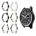 FitTurn Compatible with Gear S3 Frontier SM-R760 Case,Soft TPU Fashion Metal Color Frame Shock Resistant Proof Cover Protector Shell for Samsung Gear S3 Frontier SM-R760, Galaxy Watch 46mm SM-R800