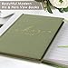 Wedding Vow Books With Gold Foil Lettering, Hard Cover His and Hers Vow Books, Canvas Linen Foil Embossed Wedding Ceremony Vow Books - A Beautiful Addition For The Wedding Day, 56 Pages, 5.9