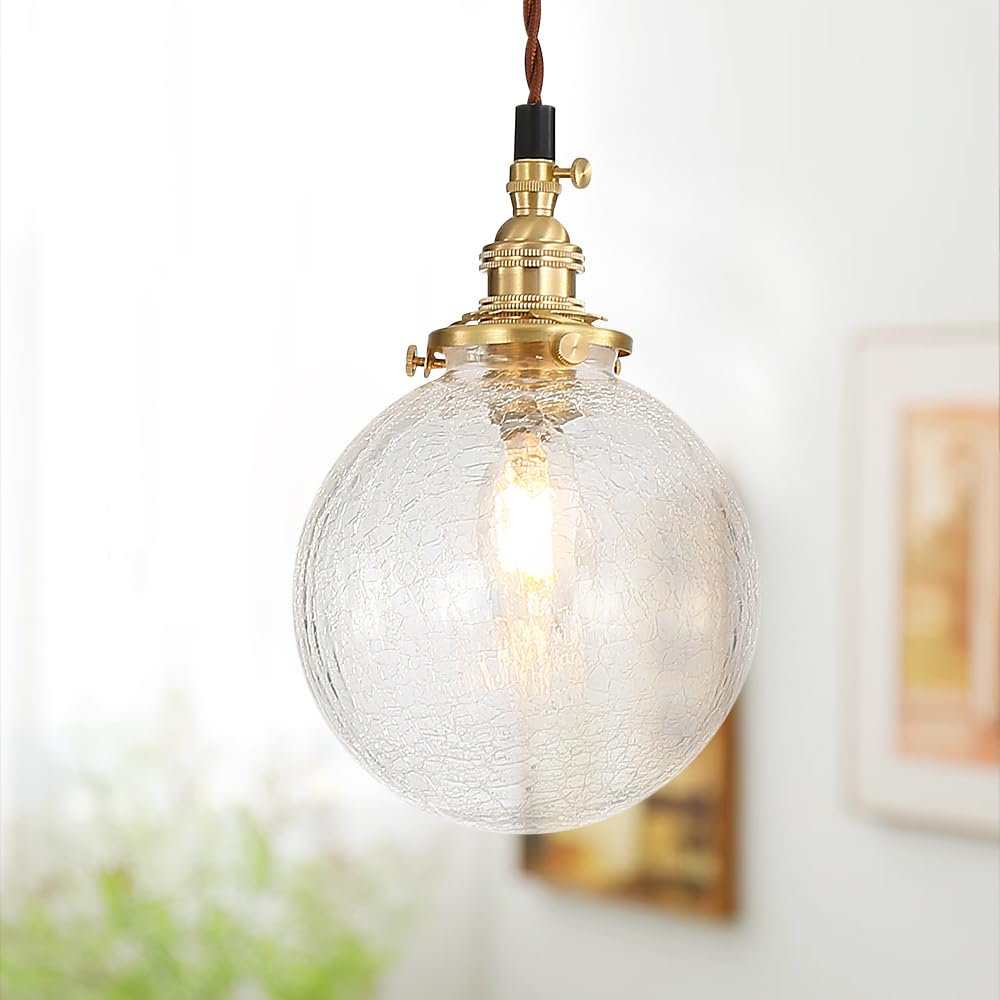 Amazon.co.jp : Cerdeco 懐かしく、新しい灯り ガラス製ペンダント