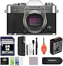 Fujifilm X-T30 II Mirrorless Digital Camera Silver Bundle with Advanced Accessories | USA Authorized with Fujifilm Warranty | Fuji XT30 II