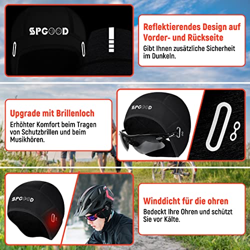 Fahrradmütze SPGOOD für Radfahrer, Helm-Unterziehmütze