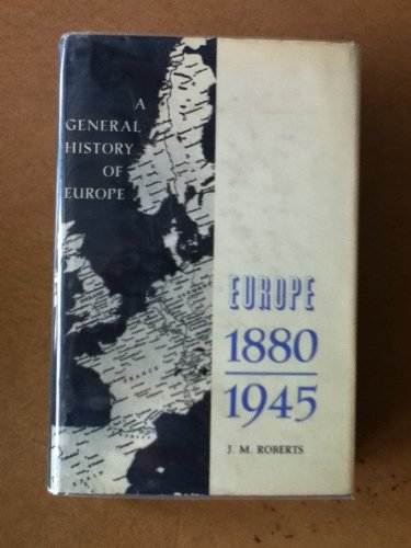 Europe 1880-1945. B0006DH09A Book Cover