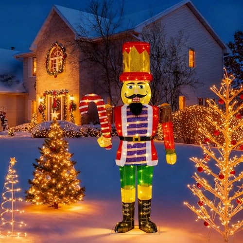 SOARS Weihnachten Nussknacker Figur groß, Weihnachtsdeko aussen XXL,...