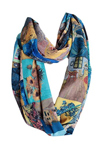 Etwoa Van Gogh Paintings Infinity Scarf Circle Loop Tube Scarf3