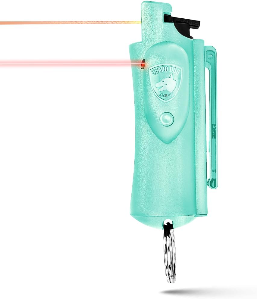 World’s Only Laser Sight Pepper Spray, Guard Dog AccuFire, Maximum Strength Self Defense Red Pepper Spray World’s Only Laser Sight Pepper Spray, Guard Dog AccuFire, Maximum Strength Self Defense Red Pepper Spray