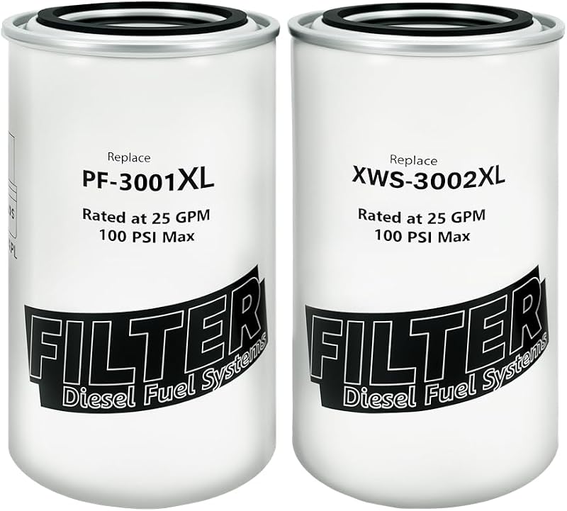 Kit de Filtro de Combustível para Diesel Gewxgzo XWS-3002XL e PF-3001XL – 2 unidades