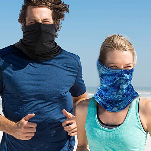 6 Pieces Ski Mask For Men Neck Gaiters Scarf Face Covering Balaclava Winter Cycling Running Fishing Masks Windproof Bandana (Simple Colors, 6 Pieces) #TOP4