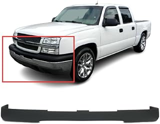 FitParts Compatible With Front Upper Bumper Cover 2003 2004 2005 2006 Chevy Chevrolet Silverado 2500 HD LS LT 03 04 05 06. New, Textured. 15139804 GM1051109