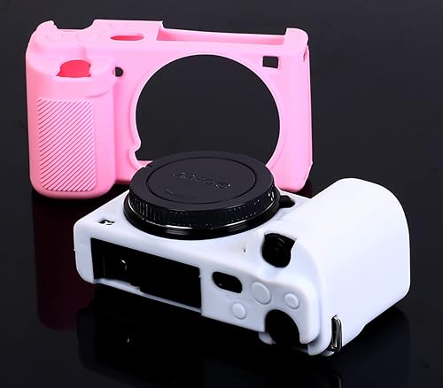 Miniatura 8 de Pocoukate Funda para cámara Sony ZV-E10  ZV-E10L, estilo Vlog Alpha ZV-E10 ZV-E10L, cámara digital, antiarañazos, ajuste delgado, funda suave para