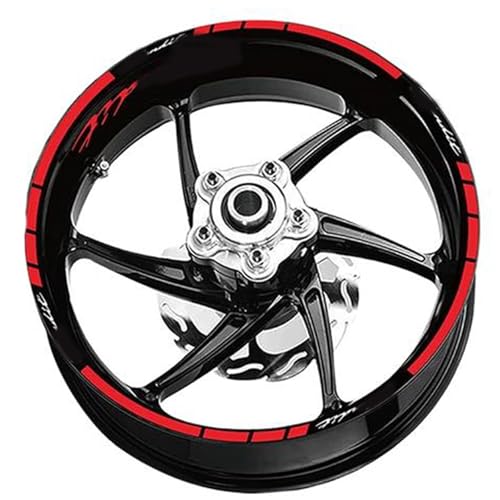 Autocollants Réfléchissants pour Jantes de Moto Suzuki Bandit Accessoires Rosso