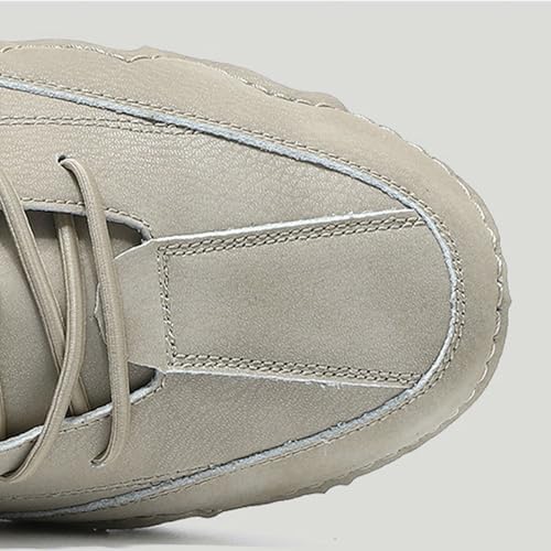 Alpaca Barefoot Shoes,Alpaca - Ergonomische, waterdichte en pijnverlichtende leren Barefoot Shoes for mannen en vrouwen(White,47 EU
