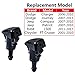 OTUAYAUTO Front Windshield Washer Nozzles, Replacement for 05-10 Jeep Grand Cherokee, 08-15 Jeep Patriot - Replaces OEM #: 5116079AA, Spray Jet Kit (pack of 2)