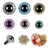 🧸【Hochwertiges Material】Unsere Augen zum Aufnähen sind aus hochwertigem Material gefertigt und fein poliert, was die Oberfläche der 10mm Sicherheitsaugen glatt und glänzend macht. Sie sind robust und widerstandsfähig gegen Beschädigungen. Diese Kuscheltier Augen können über eine lange Zeit hinweg für verschiedene handgefertigte Projekte verwendet werden.