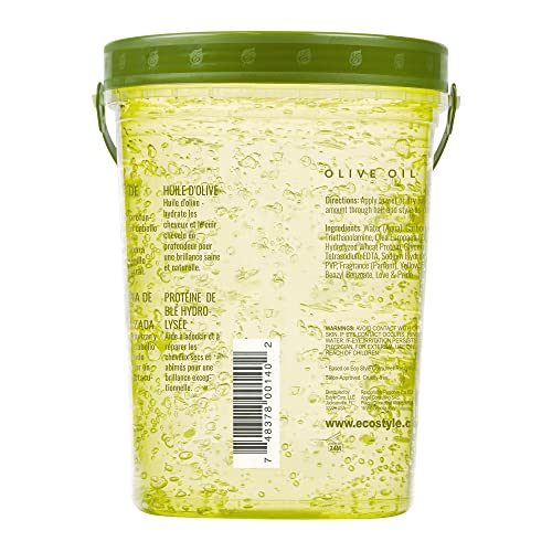 Eco Style Gel Olive Oil Styling Gel - Adds Shine And Tames Split Ends - Delivers Moisture To The Scalp - Nourishes And Repairs - Provides Weightless And Superior Hold - Ideal For All Hair - 80 Oz #TOP5
