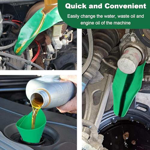 image for SZTJHN Reused Flexible Foldable Oil Funnel, Multi-Purpose Form a Funne