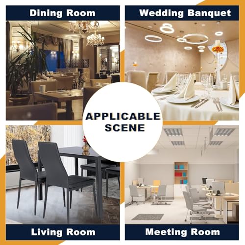 Northern Brothers Dining Room Chair Covers Set Of 6, Dining Chair Covers Stretch Removable Washable Parson Chair Slipcover For Dining Room thumb #6