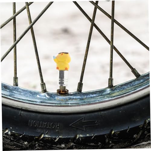 4pcs Tapas para Válvula de Neumáticos de Bicicleta Adaptador de Núcleos Tubeless para Bicicleta Diseño Conveniente de Inflado Rápido Pack Familiar miniatura 7