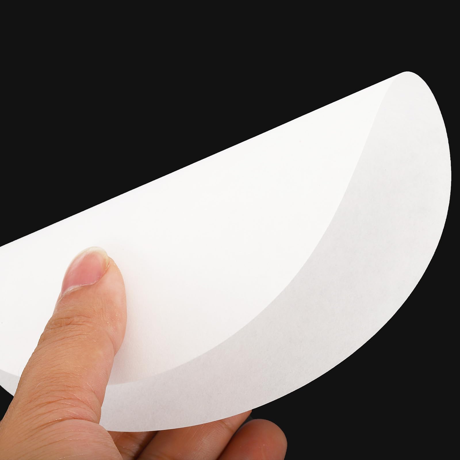 PATIKIL 200Pcs 18cm Qualitatif Filtre Papier Cercles, Rapide Vitesse Rond Laboratoire Filtre Papier Chimique Industriel Huile Essais Entonnoir Filtre Papier
