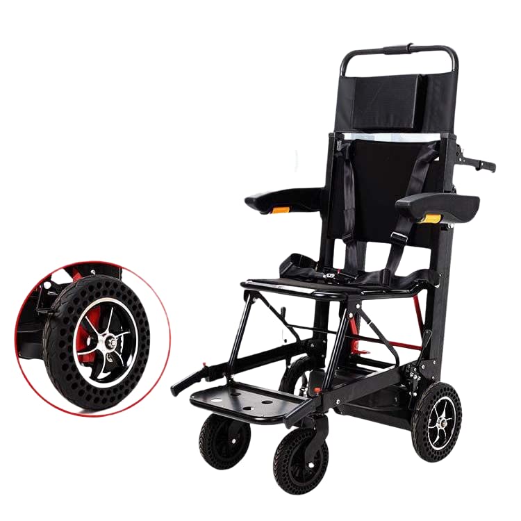 Buy ESSBAG Electric Stair Climbing Wheelchair, Folding Battery Powered