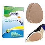 UNIKSTEP 5 Paar Schuhsohlen-Anti-Rutsch-Griffe, rutschfeste selbstklebende Gummipads, Schuhboden- und Fersengeräuschreduzierungsaufkleber und -schützer (Khaki)