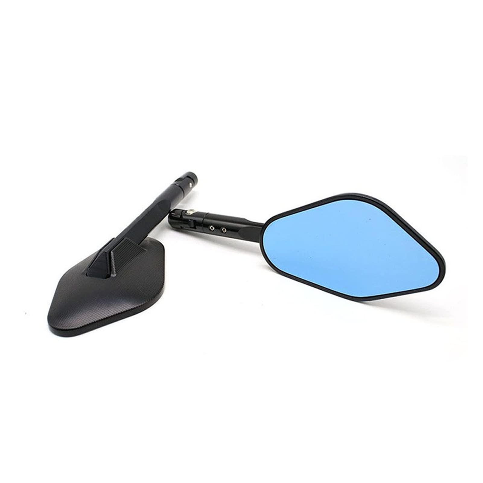 2pcs/para Lusterka Motocyklowego Lusterka Hulajnogi E-rowerowe Lusterka Wsteczowe CNC Lustra Boczne (Kolor : Chrom)